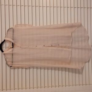 Linen button down tunic